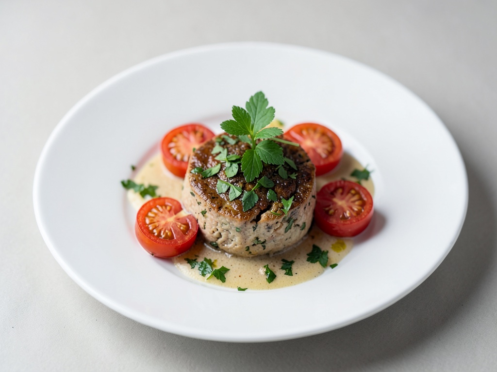 Tofu alle erbe con pomodori
