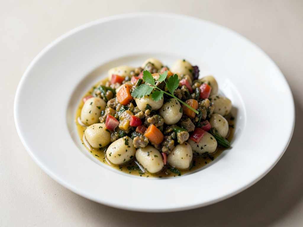 Kräutergnocchi mit Gemüse-Ragout