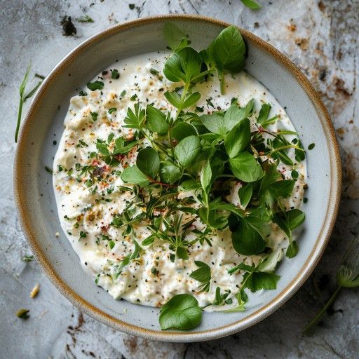 Dip di quark fresco alle erbe