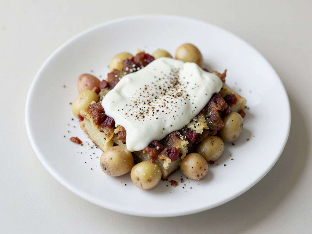 Confortante gratin di crauti e patate