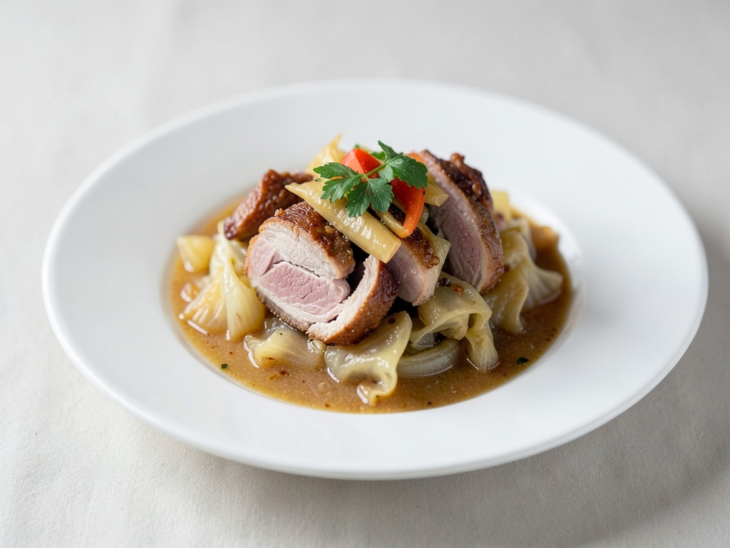 Stufato italiano di vitello e cavolo cappuccio