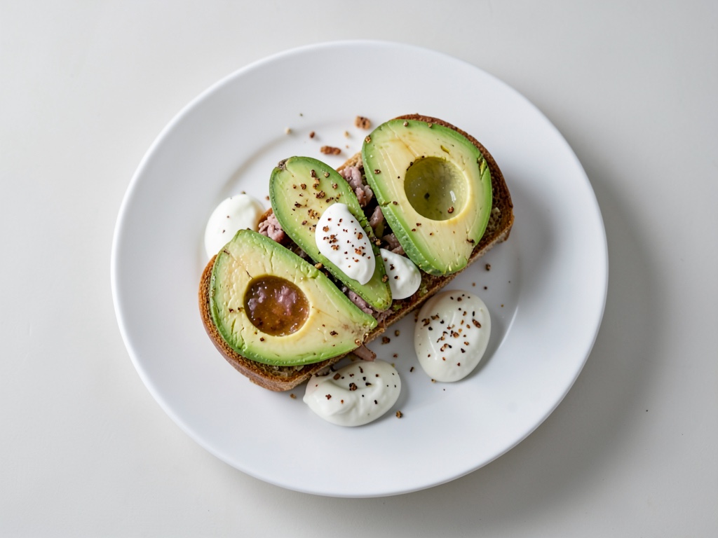 Sandwich con carne di granchio e avocado