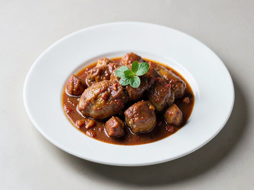 Estofado de pollo criollo picante