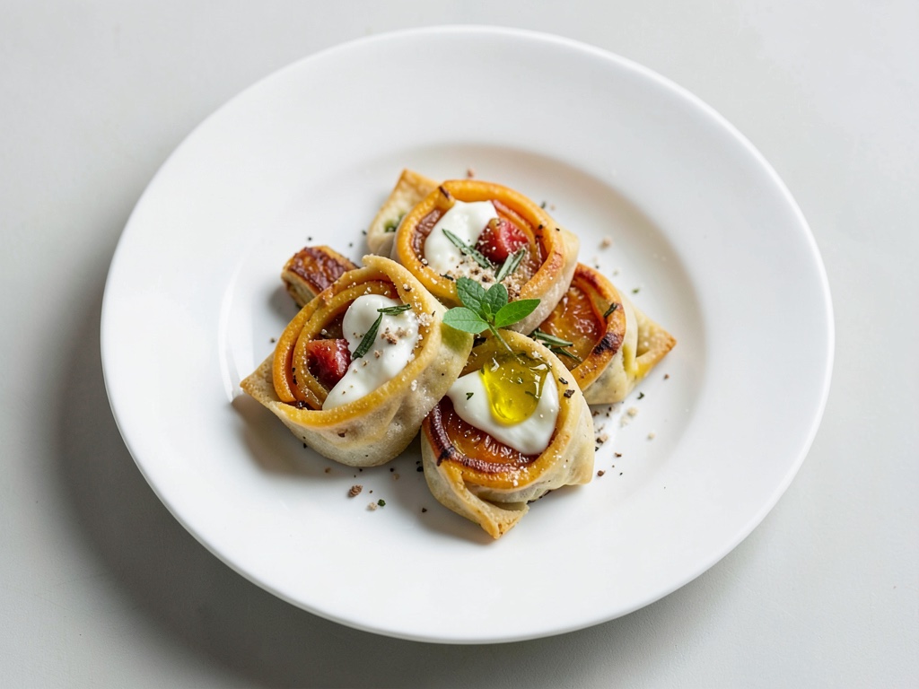 Knuspriger Kürbis-Frischkäse-Strudel