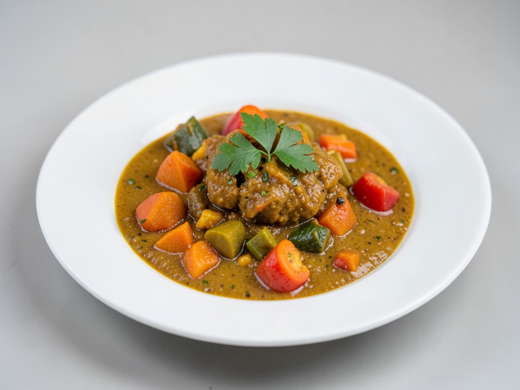 Curry cremoso di zucca e verdure