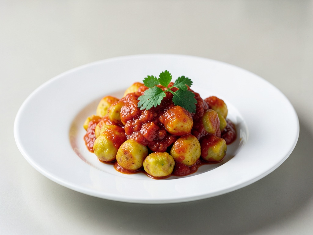 Gnocchi di zucca con salsa di pomodoro
