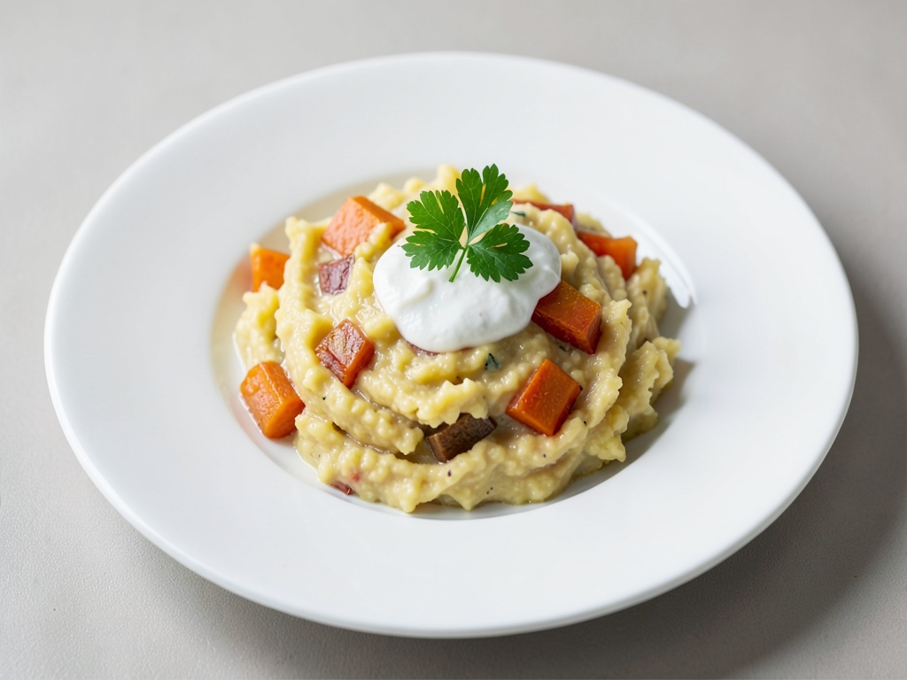 Purea cremosa di zucca e patate