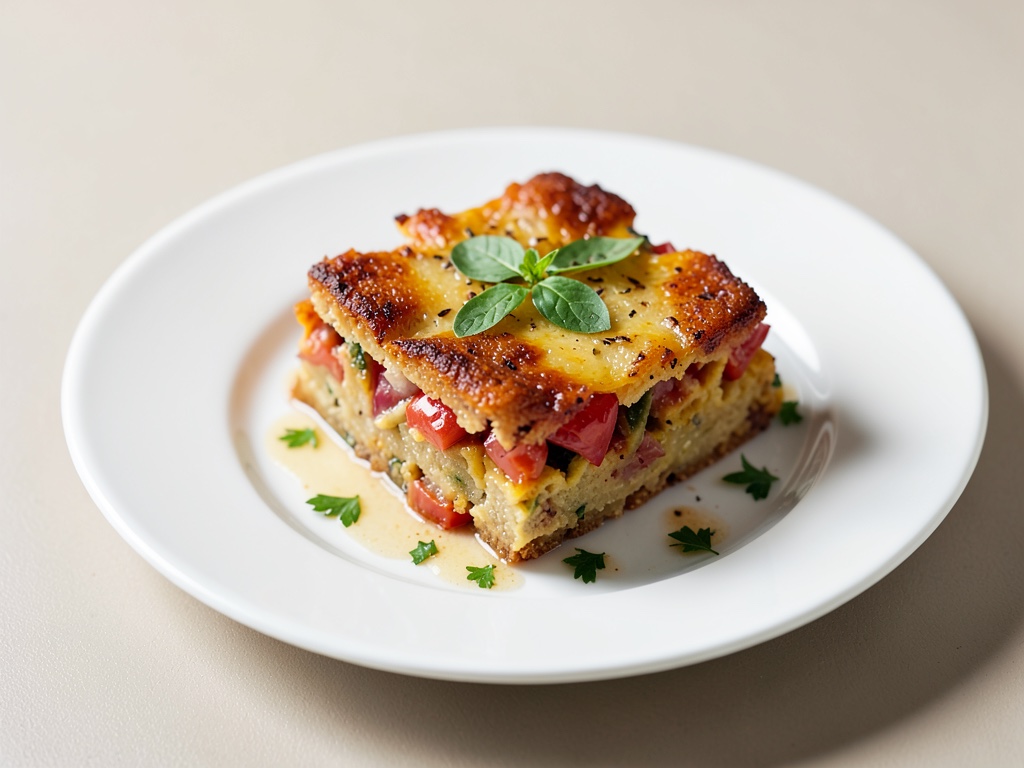 Gratin croccante di zucca e pomodori