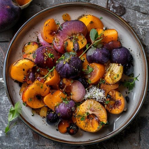 Légumes salés à la citrouille et aux prunes