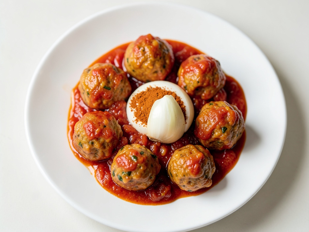 Knödel di zucca con salsa di pomodoro