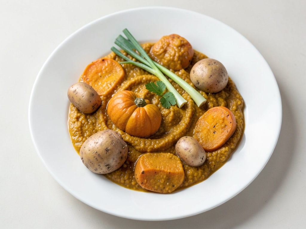 Zuppa vellutata di zucca e patate