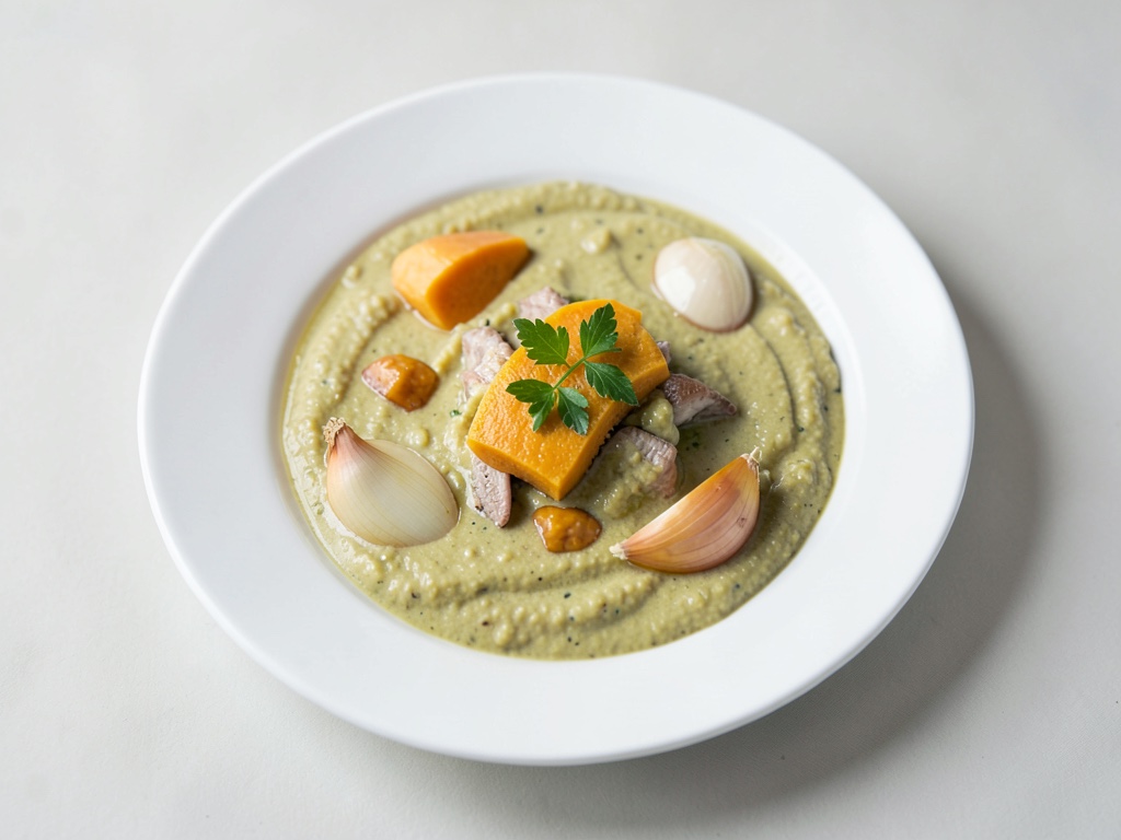 Zuppa cremosa di zucca con cocco