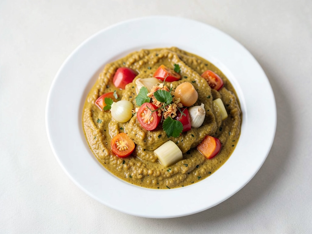 Zuppa vellutata di zucca, peperone e carota