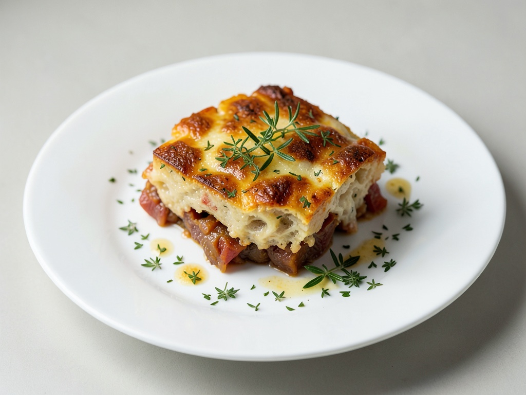 Gratin de courge aromatisé aux herbes de Provence