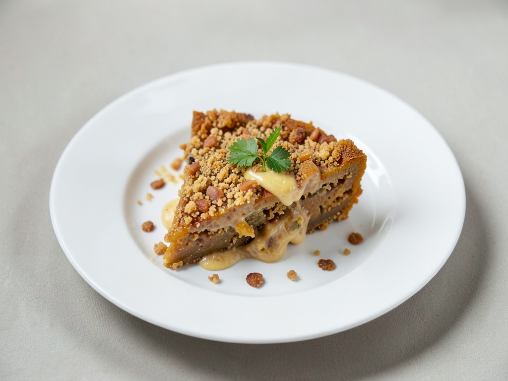 Cremiger Kürbiskuchen mit Nussboden