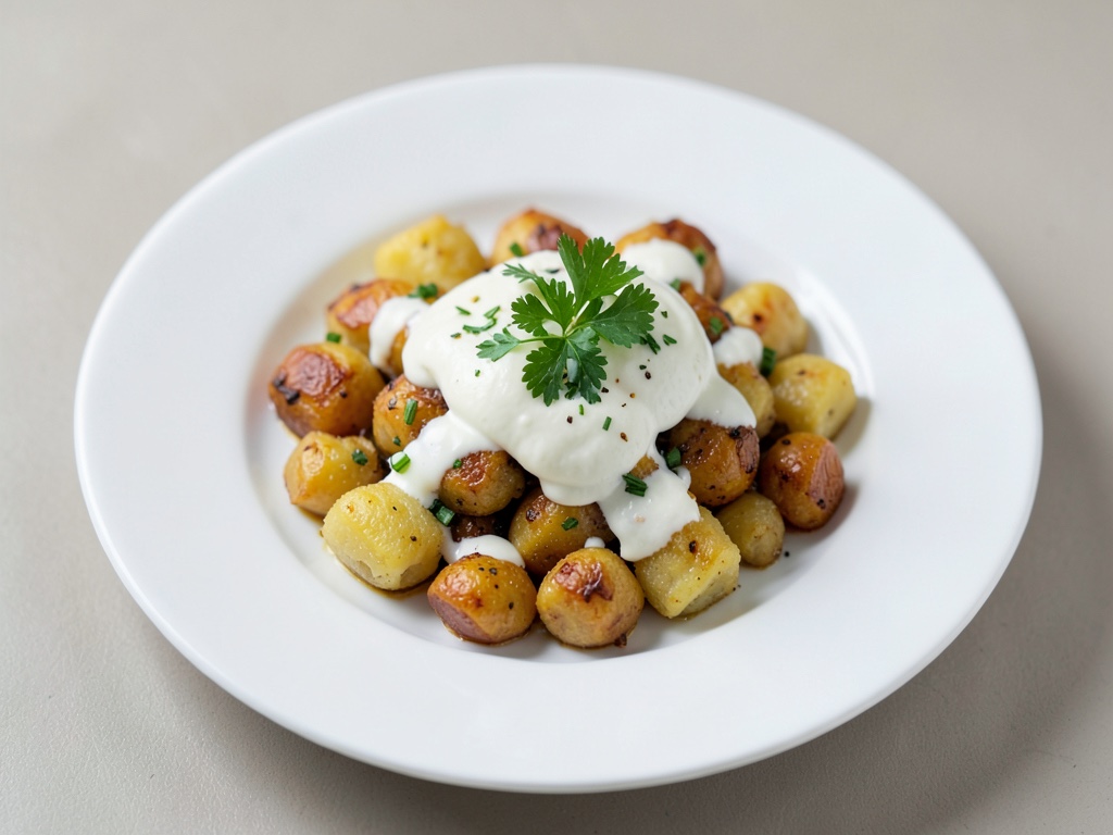 Gnocchi di zucca e patate al formaggio
