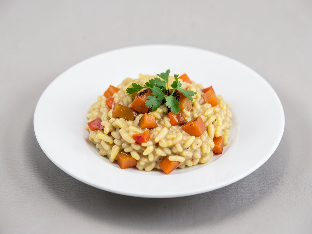 Risotto cremoso alla zucca