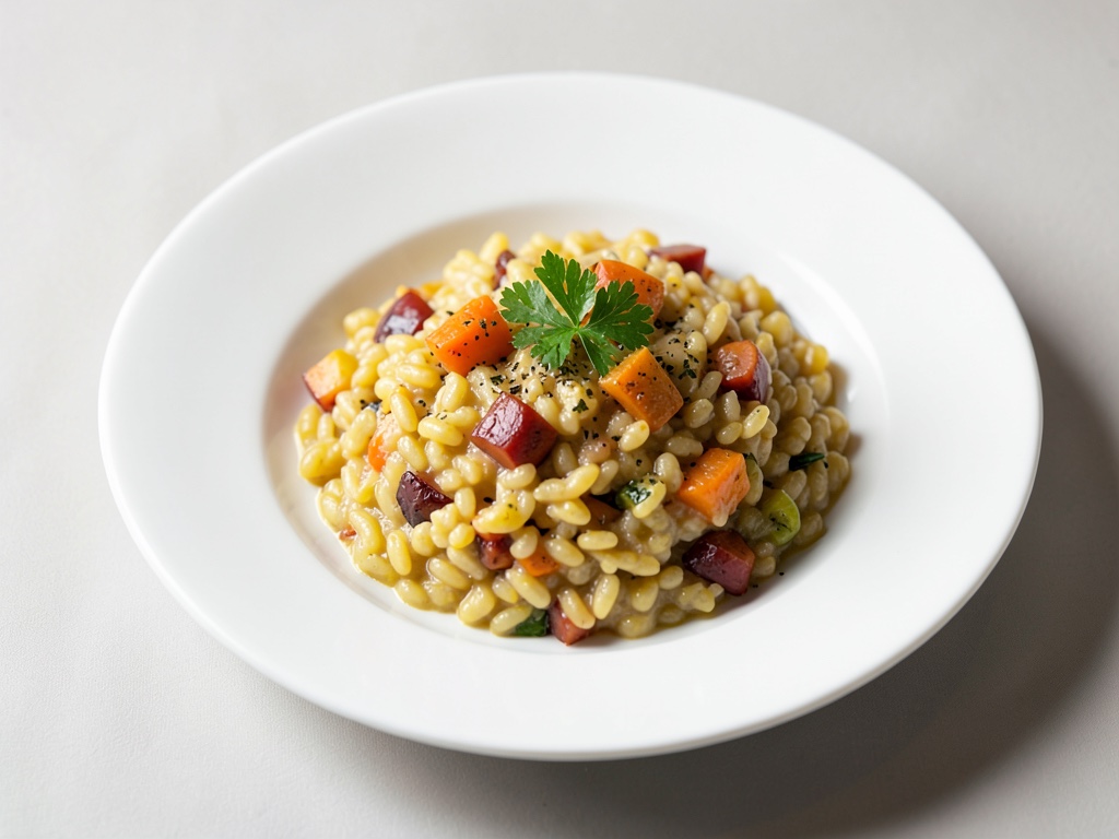 Risotto cremoso alla zucca
