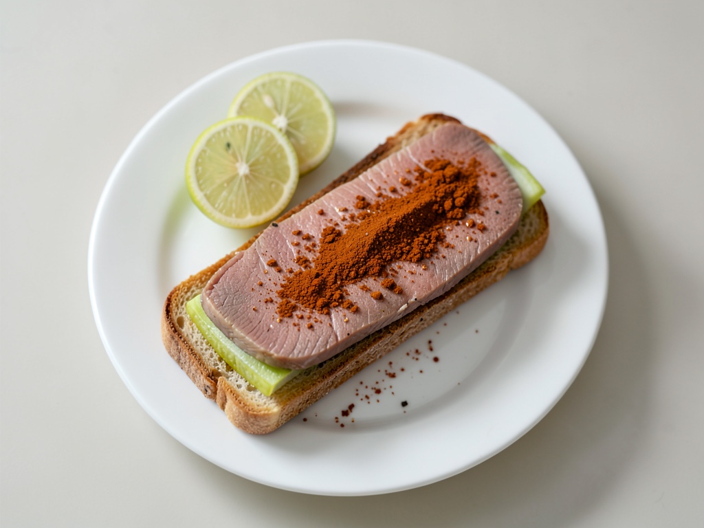 Sándwich crujiente de salmón con aguacate