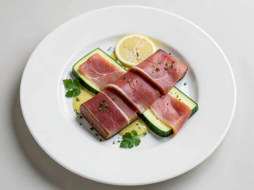 Brochettes au saumon fumé et courgette