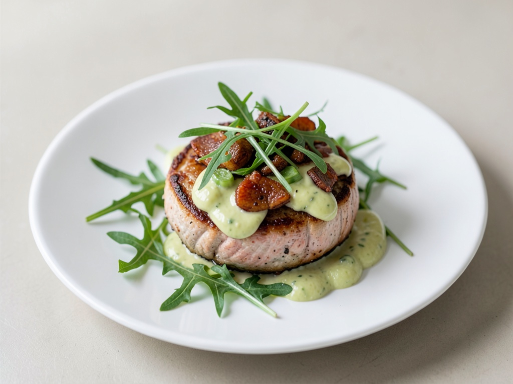 Lachs-Burger mit Rucola und Limetten-Mayo