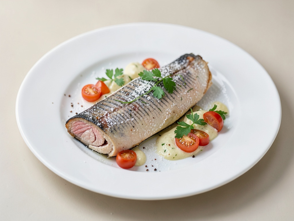 Trota salmonata in crosta di sale