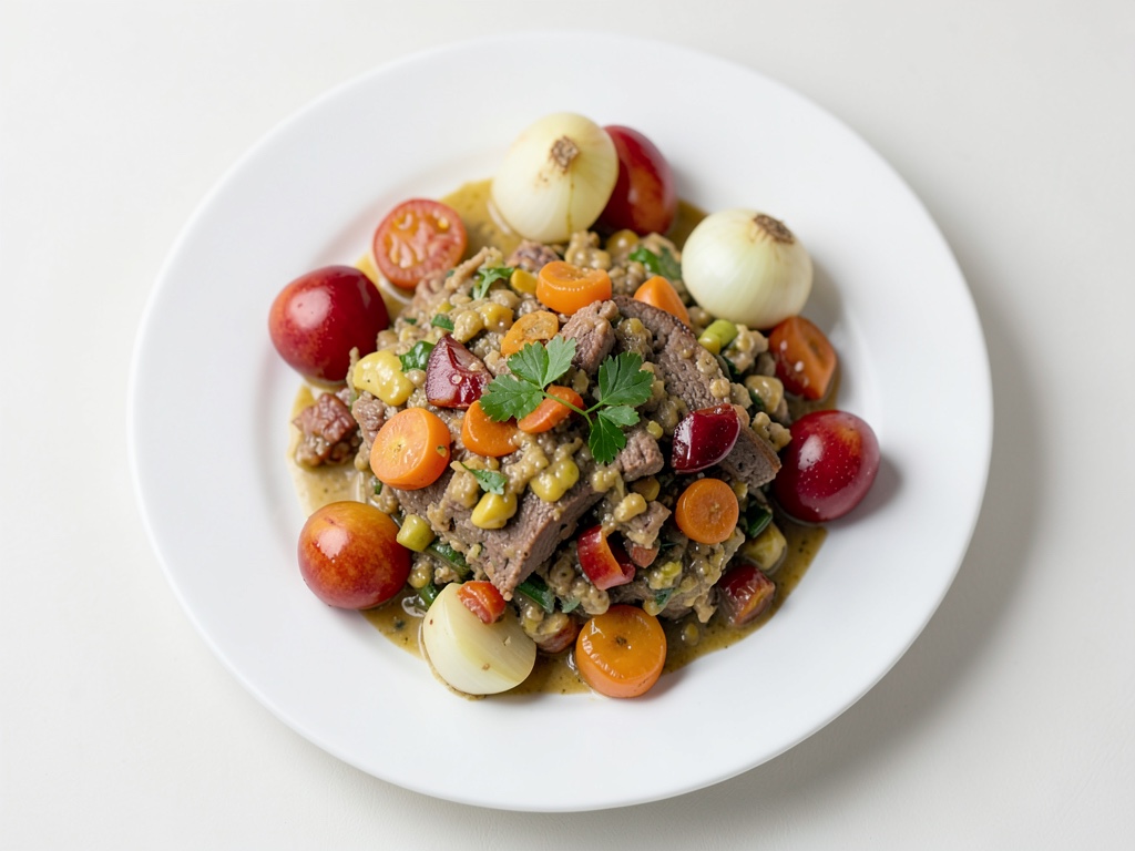 Agnello con albicocche