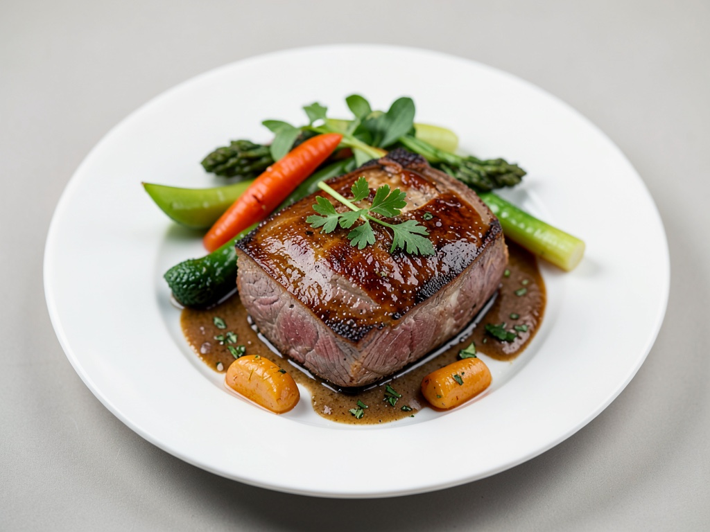 Zarter Lammbraten mit frischem Frühlingsgemüse