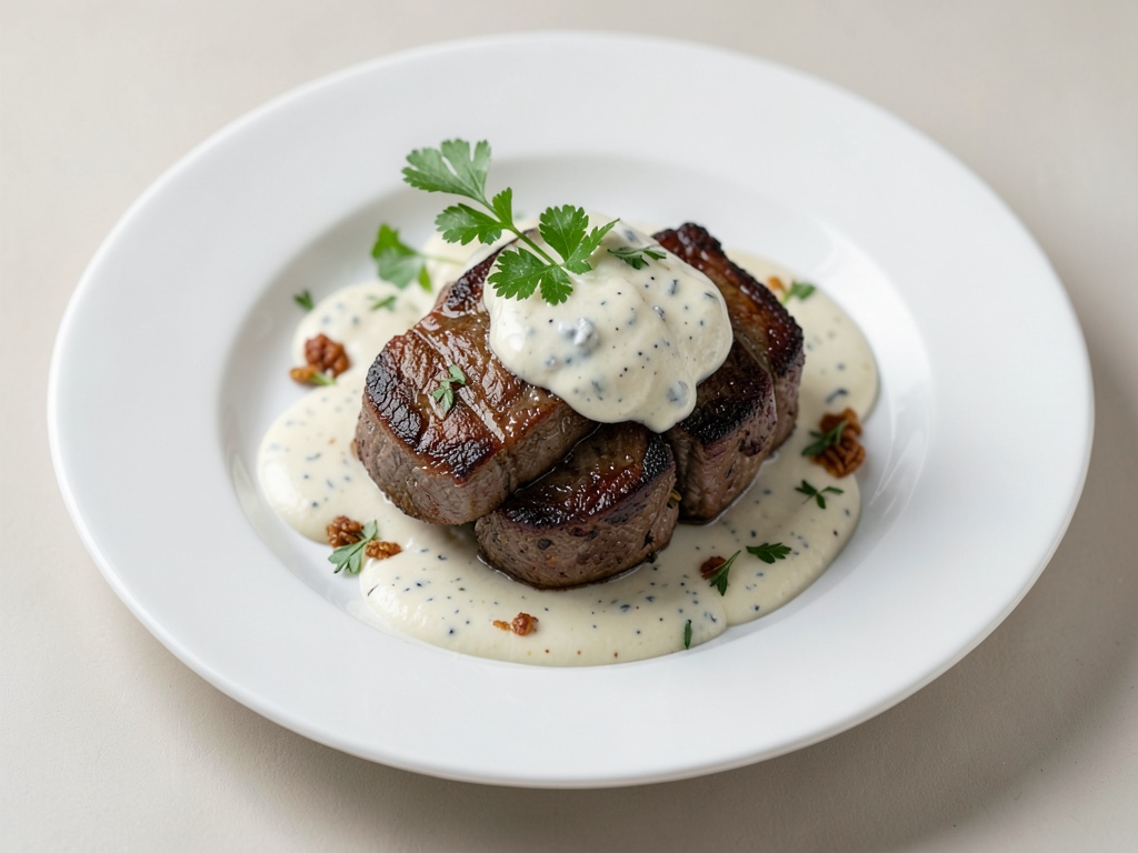 Costolette di agnello marinato con salsa allo yogurt