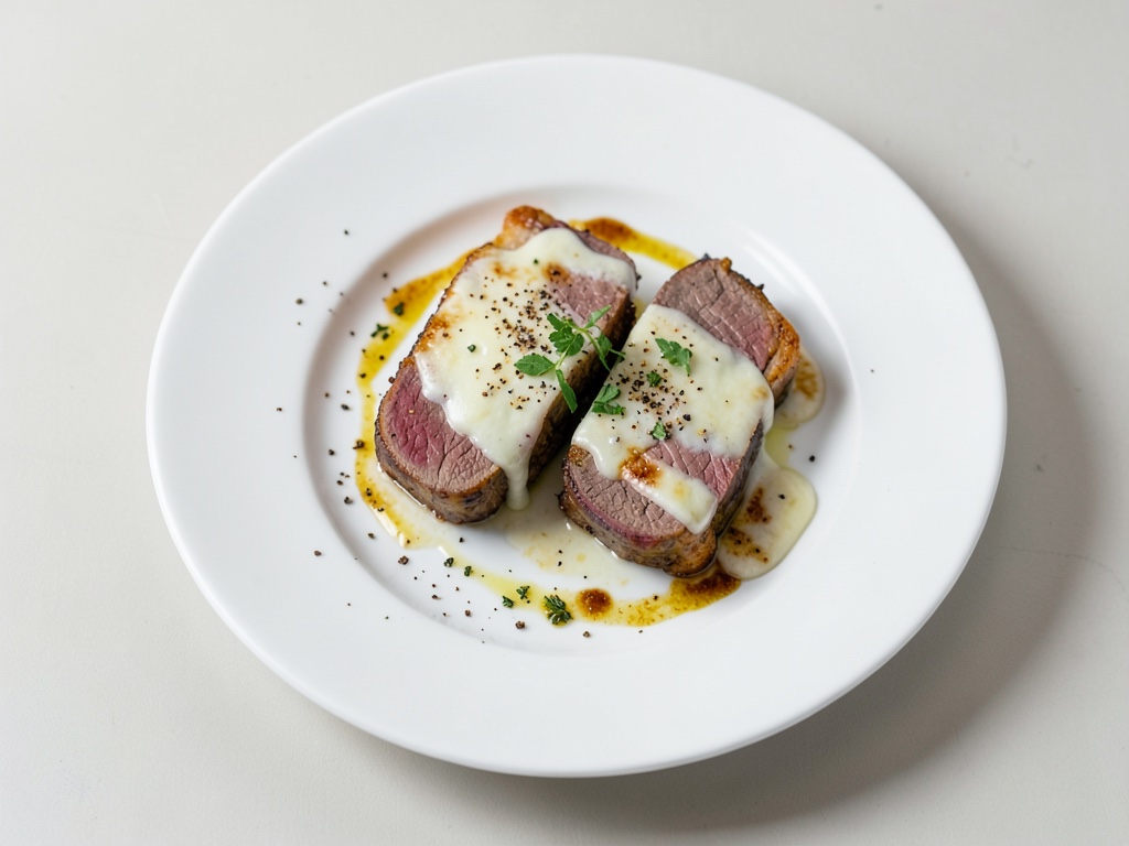 Côtelettes d'agneau avec croûte de fromage croustillante