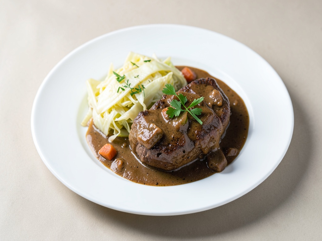 Stufato di agnello con cavolo riccio