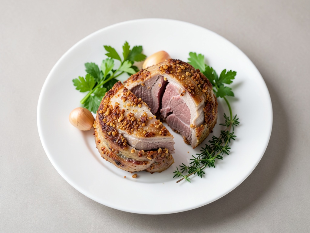 Costoletta d'agnello croccante con crosta alle erbe