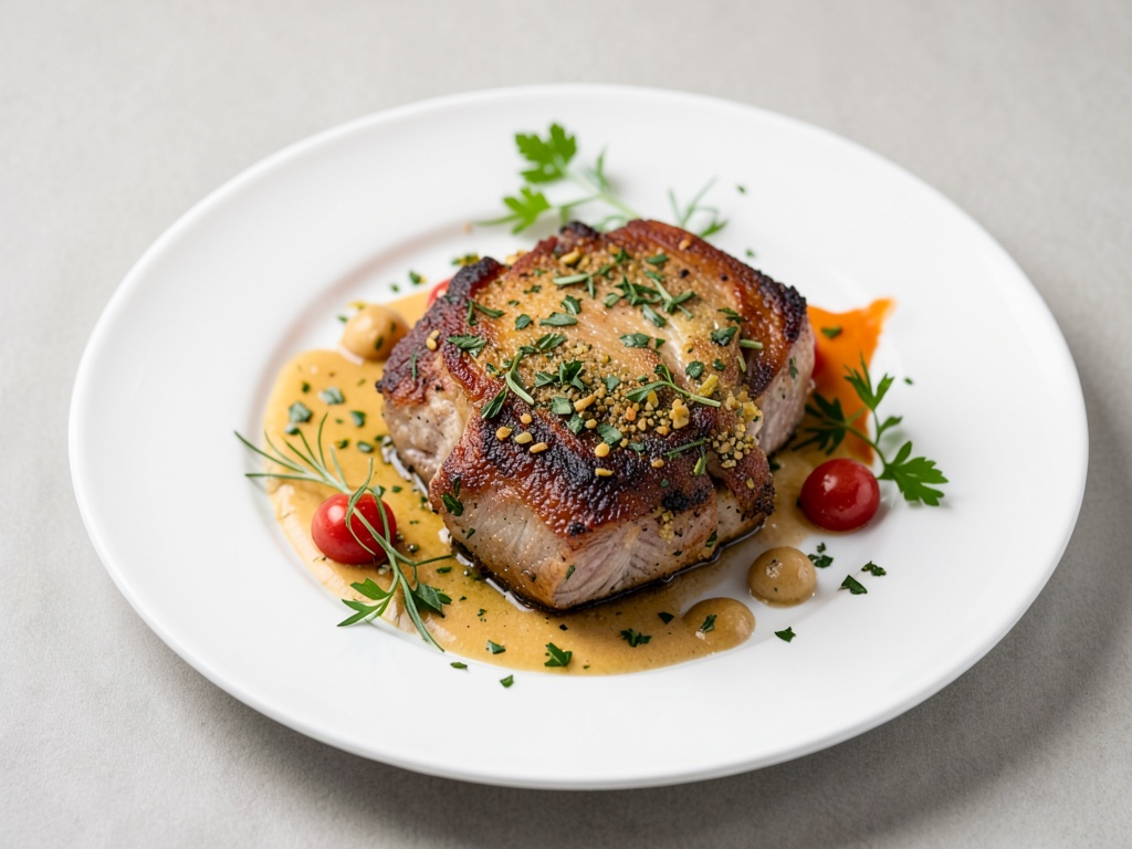 Agnello croccante con crosta alle erbe
