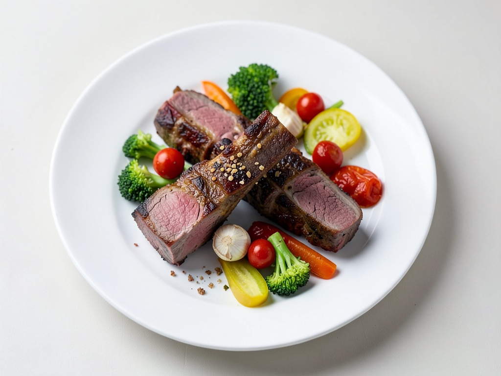 Spiedini misti alla griglia con agnello e verdure