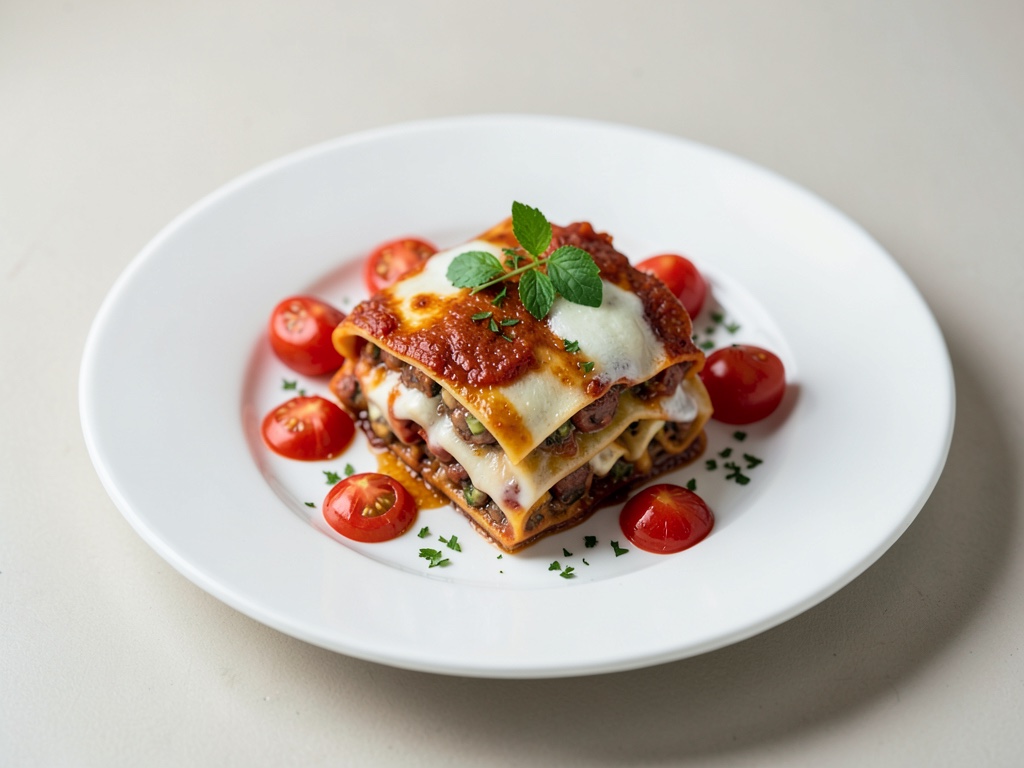 Lasagne mit frischen Tomaten