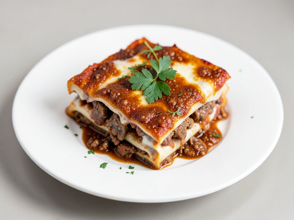 Klassische Lasagne mit Fleischsoße
