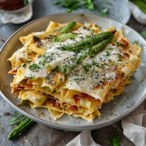 Spargel-Lasagne