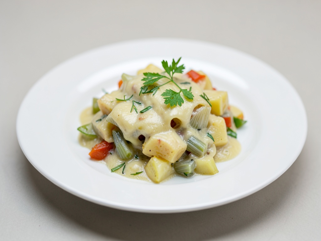 Cremoso gratinado de puerro y patata