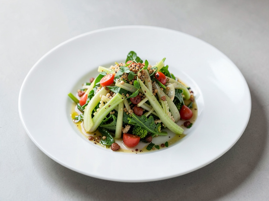 Insalata tiepida di romanesco e finocchio