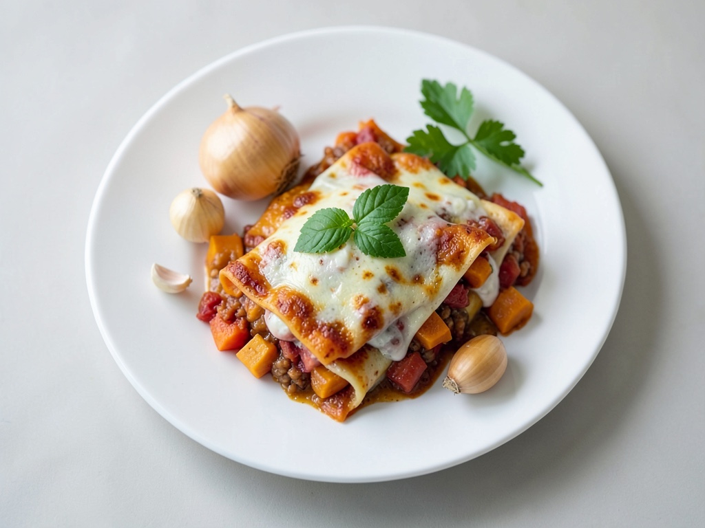 Gratin di lasagne alle verdure per i giorni pigri