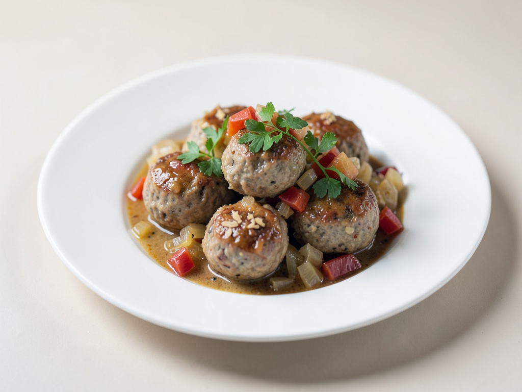 Polpette di fegato con crauti
