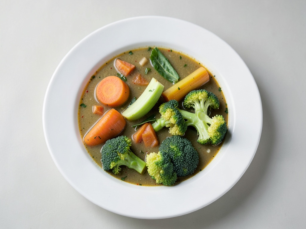 Zuppa di verdure estive fresche