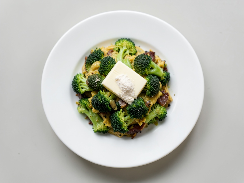 Versione leggera di gratin di broccoli