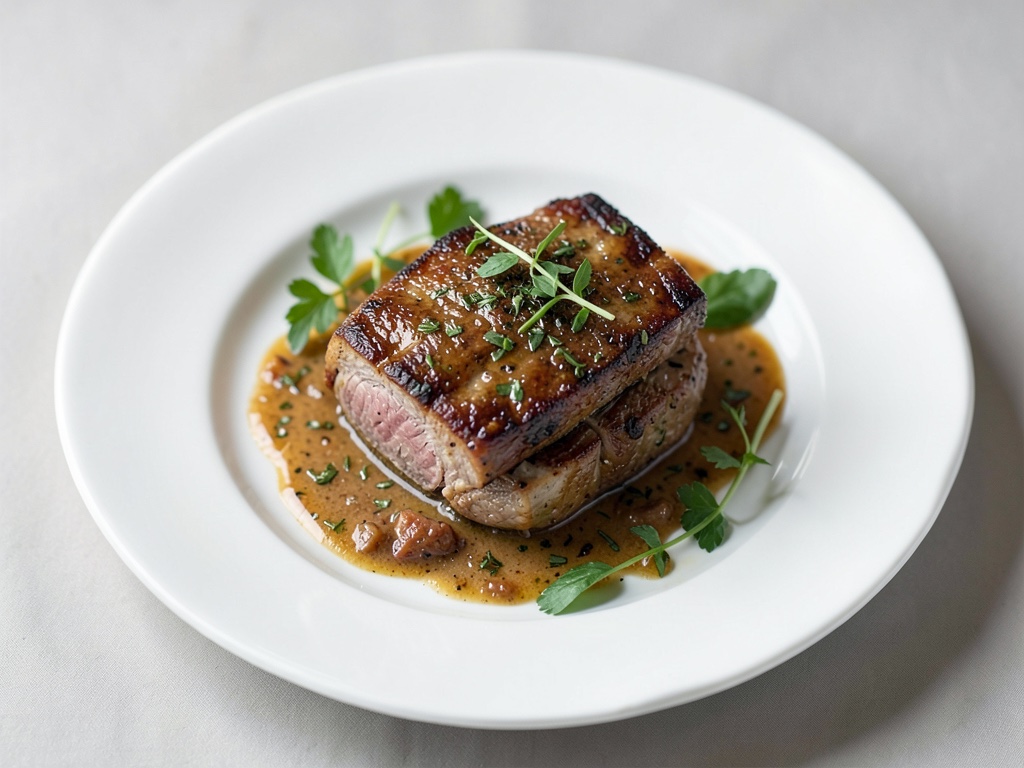 Arrosto di agnello succoso con crosta alle erbe