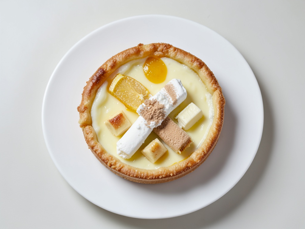 Torta croccante al limone e meringa