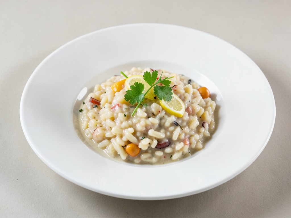 Risotto cremoso al limone fresco