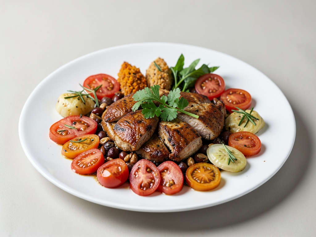 Deliziosa piada di mezze libanesi