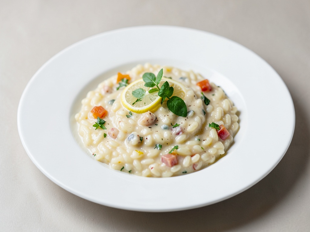 Cremiges Risotto mit Limonengeschmack