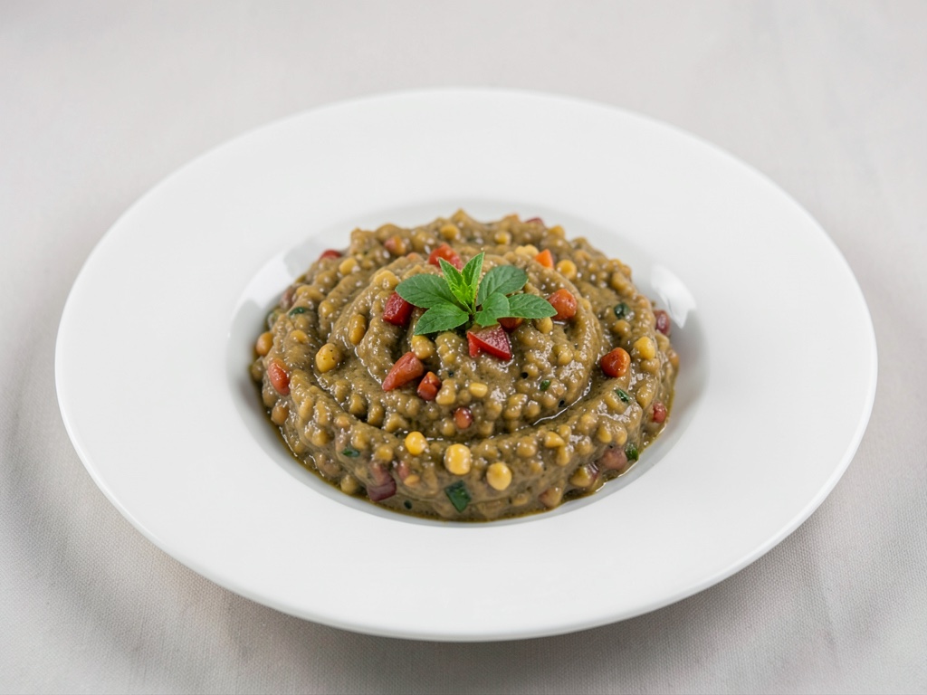 Salsa de curry cremosa de lentejas