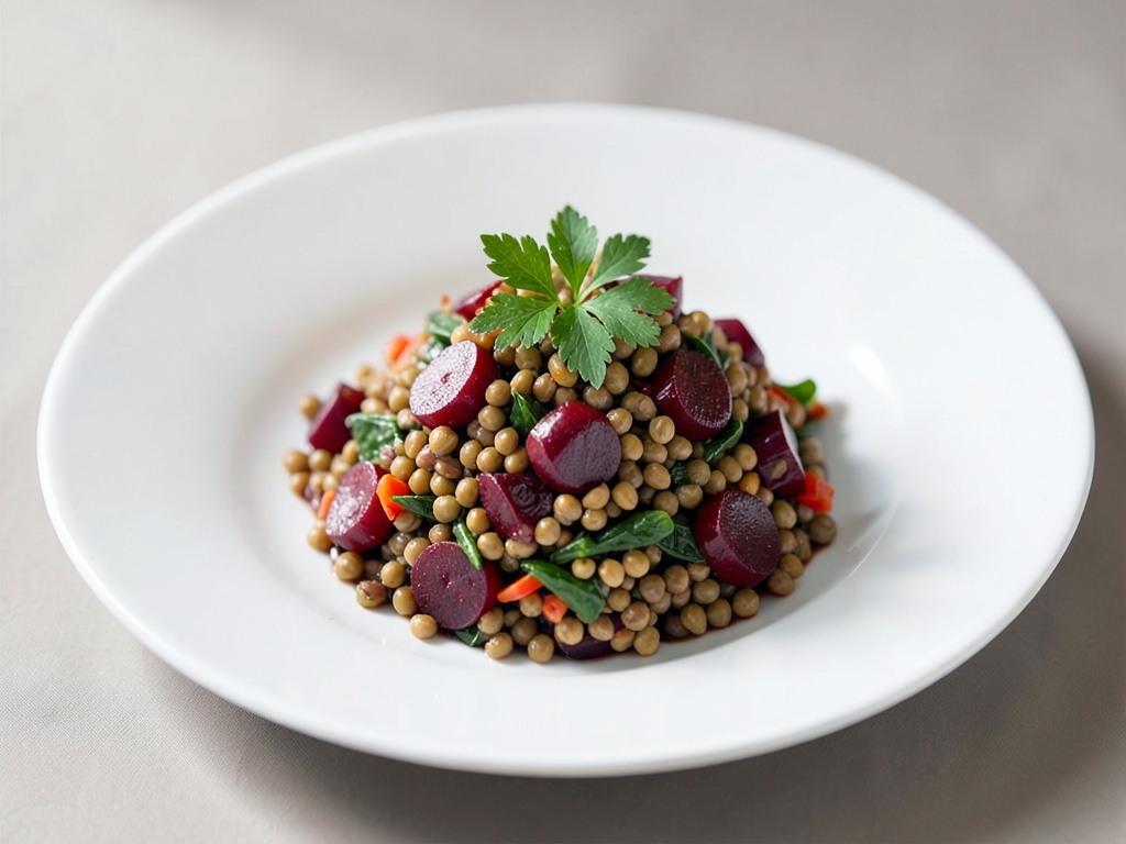 Insalata di Lenticchie e Barbabietola